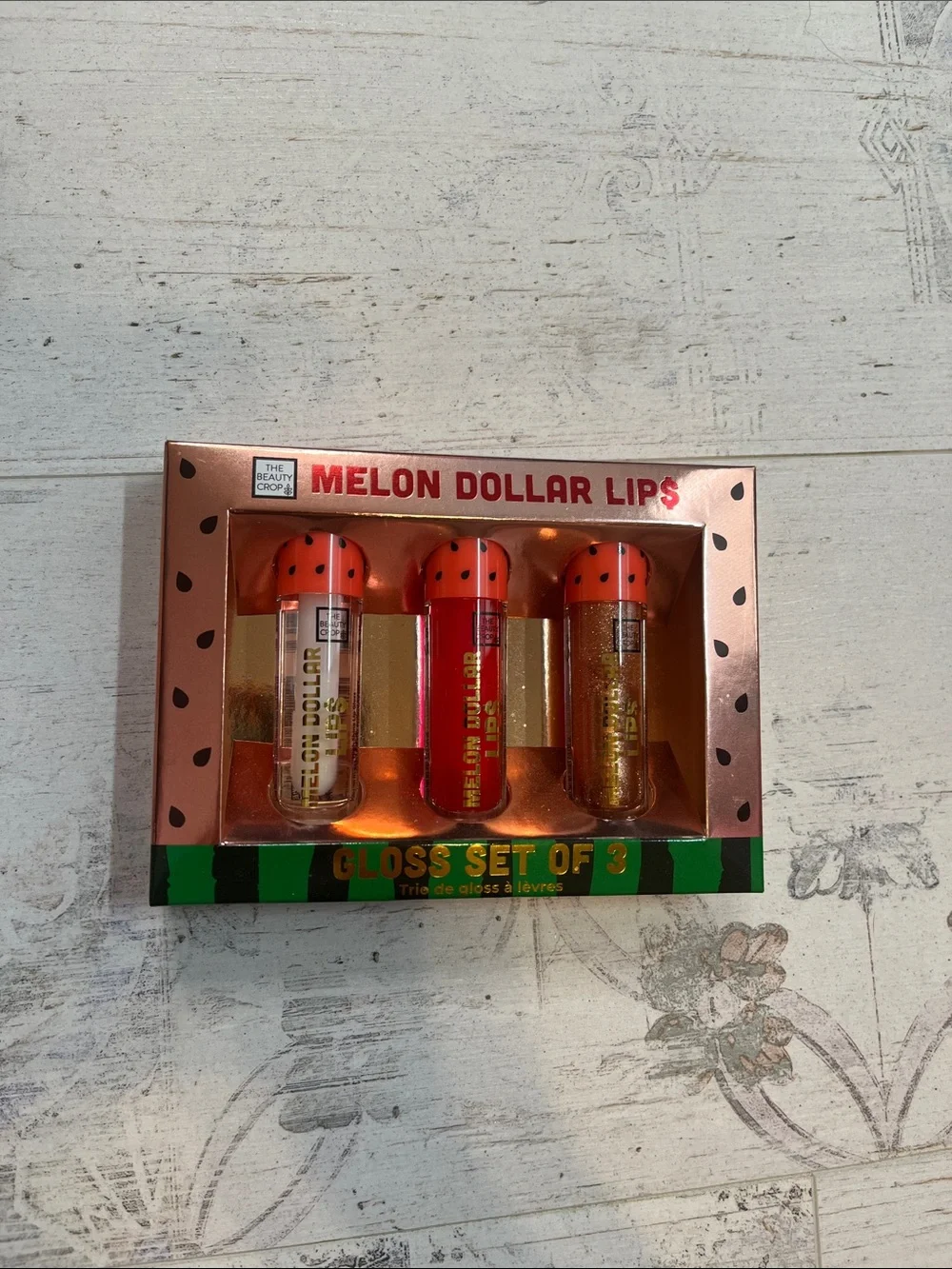 The Beauty Crop Melon Dollar Lips Gloss Set of 3
